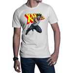 Fashion, accesorii si bijuterii - Barbati - Imbracaminte - Tricouri si bluze barbati - Tricou barbati Wolverine X-Men Claws Jump Animal Fluffy Cosplay Realistic, alb, marime 2XL - Infinity.ro