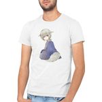 Fashion, accesorii si bijuterii - Barbati - Imbracaminte - Tricouri si bluze barbati - Tricou barbati Kamisama Kiss Tomoe Chibi Fox Spirit Shinto, alb, marime 2XL - Infinity.ro