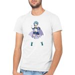 Fashion, accesorii si bijuterii - Barbati - Imbracaminte - Tricouri si bluze barbati - Tricou barbati Madoka Magica Sayaka Magical Girl ForteFortissimo, alb, marime 2XL - Infinity.ro