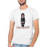 Fashion, accesorii si bijuterii - Barbati - Imbracaminte - Tricouri si bluze barbati - Tricou barbati Trinity Seven Asami Lilith Romance Anime Shounen, alb, marime 2XL - Infinity.ro