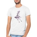 Fashion, accesorii si bijuterii - Barbati - Imbracaminte - Tricouri si bluze barbati - Tricou barbati Terra Formers Kanako Sanjo Otaku Survival Horror, alb, marime 2XL - Infinity.ro