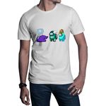 Fashion, accesorii si bijuterii - Barbati - Imbracaminte - Tricouri si bluze barbati - Tricou barbati Squid Game Among Strategy Genius Mind, alb, marime 2XL - Infinity.ro
