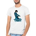 Fashion, accesorii si bijuterii - Barbati - Imbracaminte - Tricouri si bluze barbati - Tricou barbati World Trigger Mikumo Osamu Sword Weeb, alb, marime 2XL - Infinity.ro