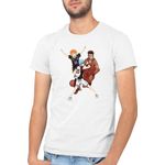 Fashion, accesorii si bijuterii - Barbati - Imbracaminte - Tricouri si bluze barbati - Tricou barbati Slam Dunk Kuroko no Basket Haikyuu Hinata Anime, alb, marime 2XL - Infinity.ro