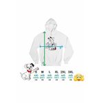 Fashion, accesorii si bijuterii - Femei - Imbracaminte femei - Hanorace femei - Hanorac Femei 101 Dalmatieni Pongo Perdita Joaca Catelusi, alb, marime 2XL - Infinity.ro