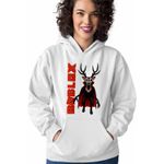 Fashion, accesorii si bijuterii - Femei - Imbracaminte femei - Hanorace femei - Hanorac Femei 99 Nights Dracula Roblox, alb, marime 2XL - Infinity.ro