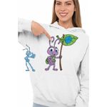 Fashion, accesorii si bijuterii - Femei - Imbracaminte femei - Hanorace femei - Hanorac Femei A Bugs Life Aventuri la Firul Ierbii Dot, alb, marime 2XL - Infinity.ro