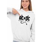 Fashion, accesorii si bijuterii - Femei - Imbracaminte femei - Hanorace femei - Hanorac Femei AC/DC Highway To Hell ACDC Merch, alb, marime 2XL - Infinity.ro