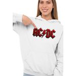Fashion, accesorii si bijuterii - Femei - Imbracaminte femei - Hanorace femei - Hanorac Femei ACDC Rock Party AC DC Merch, alb, marime 2XL - Infinity.ro