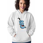 Fashion, accesorii si bijuterii - Femei - Imbracaminte femei - Hanorace femei - Hanorac Femei Aladdin Genie Duh Lampa Fermecata Alibaba, alb, marime 2XL - Infinity.ro