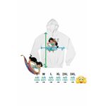 Fashion, accesorii si bijuterii - Femei - Imbracaminte femei - Hanorace femei - Hanorac Femei Aladdin Jasmine Abu Maimuta Aladin, alb, marime 2XL - Infinity.ro