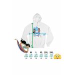 Fashion, accesorii si bijuterii - Femei - Imbracaminte femei - Hanorace femei - Hanorac Femei Aladdin Jasmine Aladdin Genie Duh, alb, marime 2XL - Infinity.ro