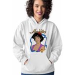 Fashion, accesorii si bijuterii - Femei - Imbracaminte femei - Hanorace femei - Hanorac Femei Aladdin Lampa Fermecata Ali Baba Aladin, alb, marime 2XL - Infinity.ro