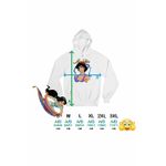 Fashion, accesorii si bijuterii - Femei - Imbracaminte femei - Hanorace femei - Hanorac Femei Aladdin Lampa Fermecata Ali Baba Aladin, alb, marime 2XL - Infinity.ro