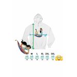Fashion, accesorii si bijuterii - Femei - Imbracaminte femei - Hanorace femei - Hanorac Femei Aladdin Print Ali Jasmine Covor Fermecat Sultan, alb, marime 2XL - Infinity.ro
