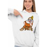 Fashion, accesorii si bijuterii - Femei - Imbracaminte femei - Hanorace femei - Hanorac Femei Alba ca Zapada Doc Istetul, alb, marime 2XL - Infinity.ro