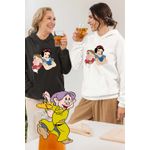 Fashion, accesorii si bijuterii - Femei - Imbracaminte femei - Hanorace femei - Hanorac Femei Alba ca Zapada Morocanosul, alb, marime 2XL - Infinity.ro