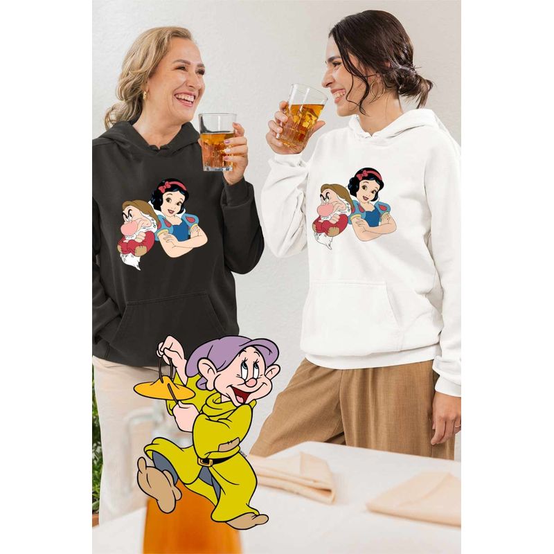 Fashion, accesorii si bijuterii - Femei - Imbracaminte femei - Hanorace femei - Hanorac Femei Alba ca Zapada Morocanosul, alb, marime 2XL - Infinity.ro