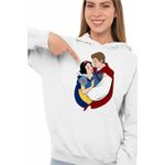 Fashion, accesorii si bijuterii - Femei - Imbracaminte femei - Hanorace femei - Hanorac Femei Alba ca Zapada Love, alb, marime 2XL - Infinity.ro