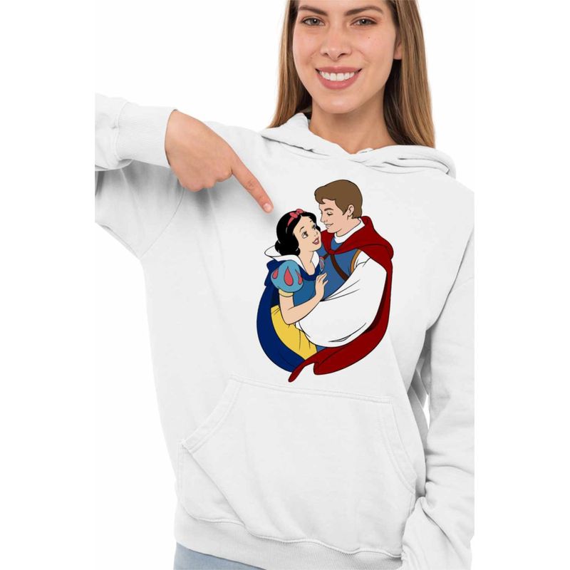 Fashion, accesorii si bijuterii - Femei - Imbracaminte femei - Hanorace femei - Hanorac Femei Alba ca Zapada Love, alb, marime 2XL - Infinity.ro