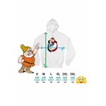 Fashion, accesorii si bijuterii - Femei - Imbracaminte femei - Hanorace femei - Hanorac Femei Alba ca Zapada Love, alb, marime 2XL - Infinity.ro