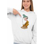 Fashion, accesorii si bijuterii - Femei - Imbracaminte femei - Hanorace femei - Hanorac Femei Alba ca Zapada Rusinosul, alb, marime 2XL - Infinity.ro