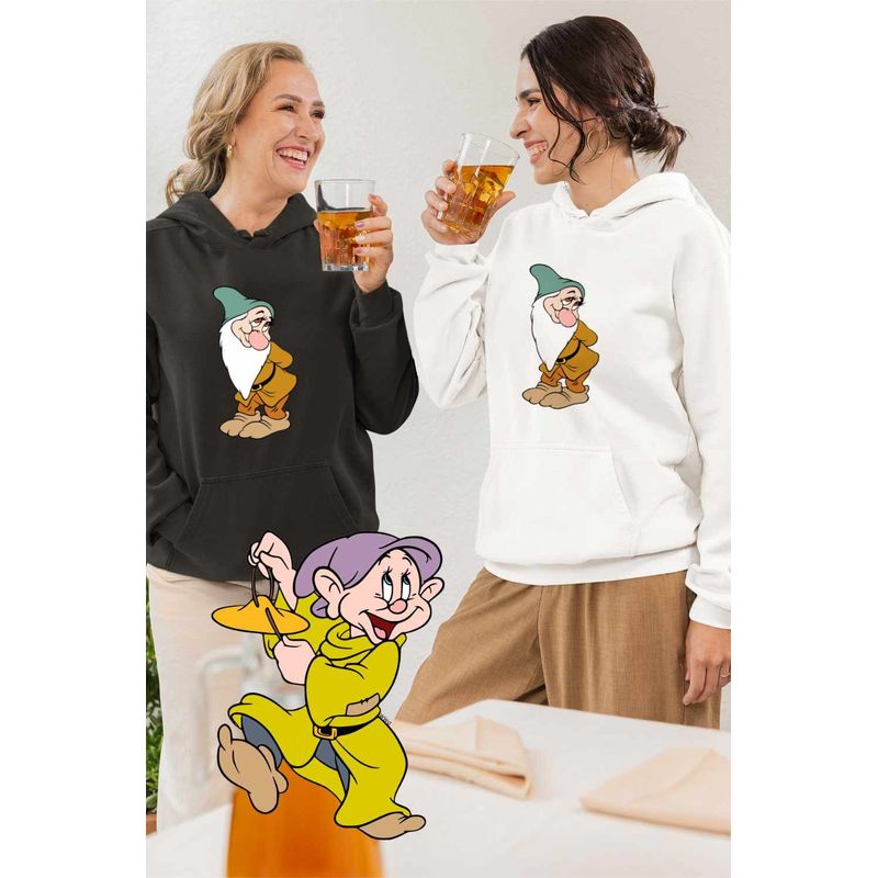 Fashion, accesorii si bijuterii - Femei - Imbracaminte femei - Hanorace femei - Hanorac Femei Alba ca Zapada Rusinosul, alb, marime 2XL - Infinity.ro