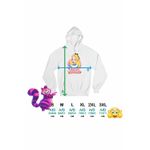 Fashion, accesorii si bijuterii - Femei - Imbracaminte femei - Hanorace femei - Hanorac Femei Alice Tara Minunilor , alb, marime 2XL - Infinity.ro