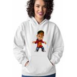 Fashion, accesorii si bijuterii - Femei - Imbracaminte femei - Hanorace femei - Hanorac Femei Alvin Alvinnn Veveritele, alb, marime 2XL - Infinity.ro