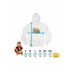 Fashion, accesorii si bijuterii - Femei - Imbracaminte femei - Hanorace femei - Hanorac Femei Alvin Aventuri Alvinnn Veveritele, alb, marime 2XL - Infinity.ro
