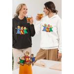Fashion, accesorii si bijuterii - Femei - Imbracaminte femei - Hanorace femei - Hanorac Femei Alvin Aventuri Alvinnn Veveritele, alb, marime 2XL - Infinity.ro