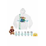 Fashion, accesorii si bijuterii - Femei - Imbracaminte femei - Hanorace femei - Hanorac Femei Alvin Elevi Scoala Alvinnn Veveritele, alb, marime 2XL - Infinity.ro
