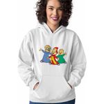 Fashion, accesorii si bijuterii - Femei - Imbracaminte femei - Hanorace femei - Hanorac Femei Alvin Aventuri Alvinnn Veveritele, alb, marime 2XL - Infinity.ro