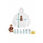 Fashion, accesorii si bijuterii - Femei - Imbracaminte femei - Hanorace femei - Hanorac Femei Alvin Veverita Alvinnn Veveritele, alb, marime 2XL - Infinity.ro