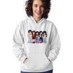 Fashion, accesorii si bijuterii - Femei - Imbracaminte femei - Hanorace femei - Hanorac Femei Artms Cartoon Merch Kpop, alb, marime 2XL - Infinity.ro