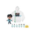 Fashion, accesorii si bijuterii - Femei - Imbracaminte femei - Hanorace femei - Hanorac Femei Artms Kpop Party Merch, alb, marime 2XL - Infinity.ro