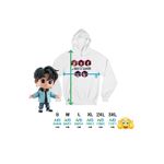 Fashion, accesorii si bijuterii - Femei - Imbracaminte femei - Hanorace femei - Hanorac Femei Artms Cool Vibe Kpop Merch, alb, marime 2XL - Infinity.ro