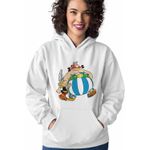 Fashion, accesorii si bijuterii - Femei - Imbracaminte femei - Hanorace femei - Hanorac Femei Asterix Obelix Aventuri Cezar, alb, marime 2XL - Infinity.ro