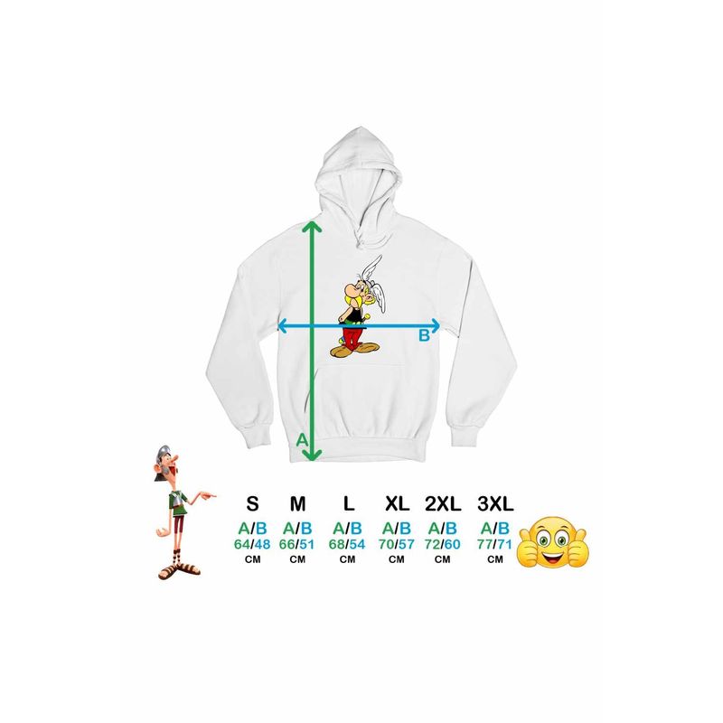 Fashion, accesorii si bijuterii - Femei - Imbracaminte femei - Hanorace femei - Hanorac Femei Asterix Obelix Galia Antica Cleopatra, alb, marime 2XL - Infinity.ro