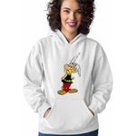 Fashion, accesorii si bijuterii - Femei - Imbracaminte femei - Hanorace femei - Hanorac Femei Asterix Obelix Galia Antica Cleopatra, alb, marime 2XL - Infinity.ro