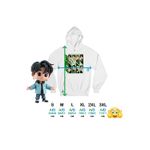 Fashion, accesorii si bijuterii - Femei - Imbracaminte femei - Hanorace femei - Hanorac Femei Ateez Song Min-gi Kpop Merch, alb, marime 2XL - Infinity.ro