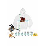 Fashion, accesorii si bijuterii - Femei - Imbracaminte femei - Hanorace femei - Hanorac Femei Avatar Dragon Fang Roku Anime Airbender, alb, marime 2XL - Infinity.ro