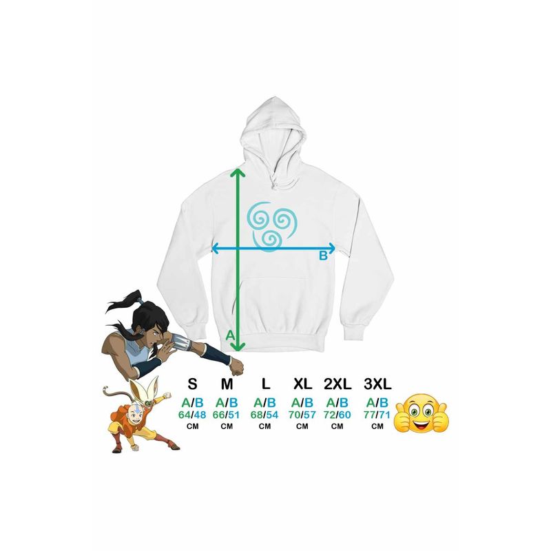 Fashion, accesorii si bijuterii - Femei - Imbracaminte femei - Hanorace femei - Hanorac Femei Avatar Airbender Element Simbol Maestru al Aerului, alb, marime 2XL - Infinity.ro