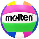 Sport si Outdoor - Sporturi de echipa - Accesorii si echipamente volei - Pachet 10 mingi volei Molten MS500-Neon outdoor + plasa sac BN10 - Infinity.ro