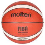Sport si Outdoor - Sporturi de echipa - Baschet - Mingi de baschet - Pachet 20 mingi baschet Molten B7G2000, marime 7, aprobate FIBA, cauciuc + stativ mobil mingi - Infinity.ro