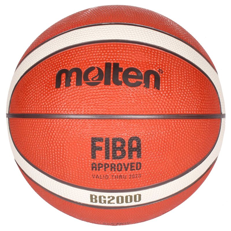 Sport si Outdoor - Sporturi de echipa - Baschet - Mingi de baschet - Pachet 20 mingi baschet Molten B7G2000, marime 7, aprobate FIBA, cauciuc + stativ mobil mingi - Infinity.ro
