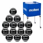Sport si Outdoor - Sporturi de echipa - Baschet - Mingi de baschet - Pachet 14 mingi baschet Molten B7D3500-KS + carucior - Infinity.ro