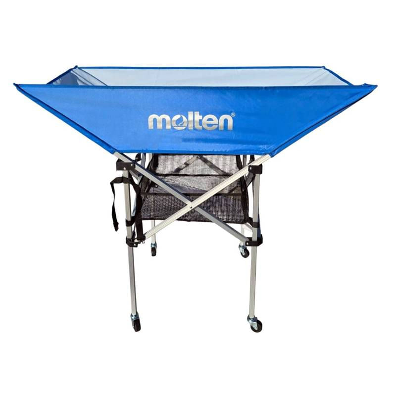 Sport si Outdoor - Sporturi de echipa - Accesorii si echipamente volei - Pachet 15 mingi volei Molten V5M4000 antrenament si competitie cu carucior transport - Infinity.ro