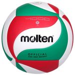 Sport si Outdoor - Sporturi de echipa - Accesorii si echipamente volei - Pachet 15 mingi volei Molten V5M4000 antrenament si competitie cu carucior transport - Infinity.ro