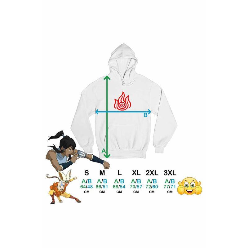 Fashion, accesorii si bijuterii - Femei - Imbracaminte femei - Hanorace femei - Hanorac Femei Avatar Firebender Element Simbol Maestru Focului, alb, marime 2XL - Infinity.ro